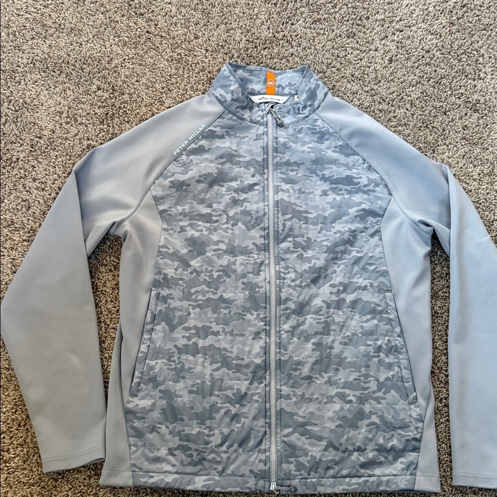 Peter Millar Blue Camouflage Lightweight Jacket